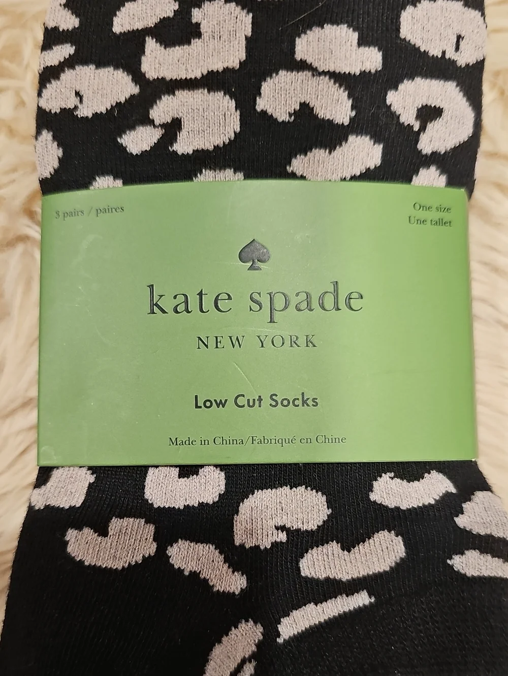 Kate Spade Low Cut Socks - 3 Pair